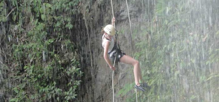 Waterfall Rappelling in Costa Rica Waterfall Rappelling in Costa Rica