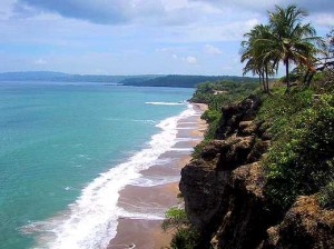 One of the beautiful beaches of Tambor, in the southern Nicoya Peninsula of Costa Rica