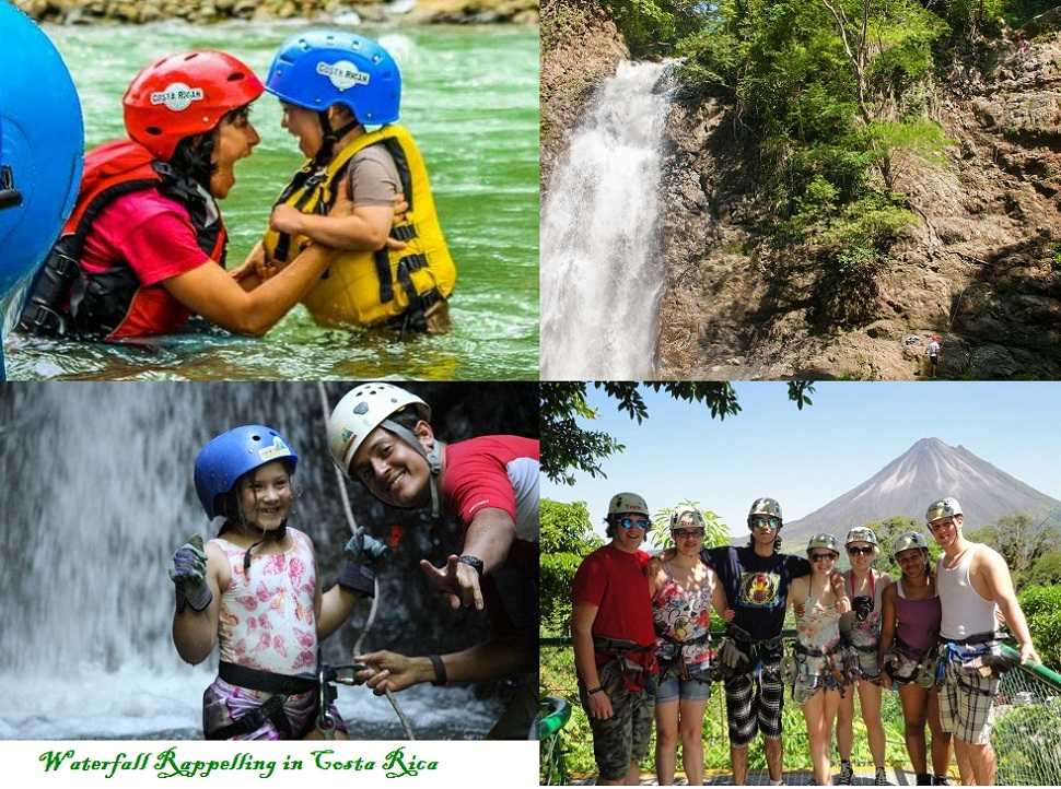 Waterfall Rappelling in Costa Rica